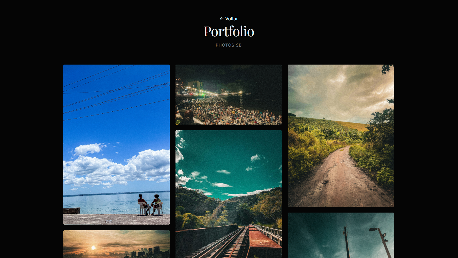 Portifolio de Fotos
